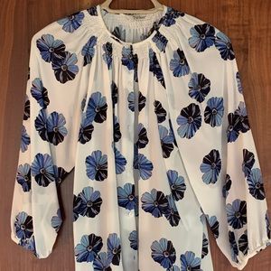 NWOT Tucker silk Classic Blouse